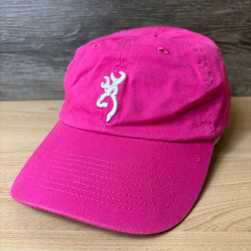 Browning Hat Cap Strap Back Womens Pink Hunting‎ Outdoors Adjustable